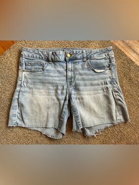 American Eagle Outfitters Light Blue Denim Cutoff Shorts